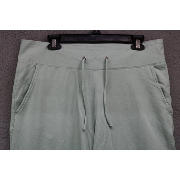 Earth Yoga Wide Leg Mint Green Stretch Pants-Large-Pockets-Drawstring - Picture 4 of 10